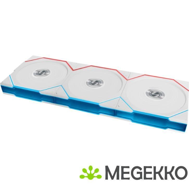 Lian Li UNI FAN TL Wireless Reverse Blade 120mm White 3-pack, Computers en Software, Computerkoelers, Nieuw, Verzenden