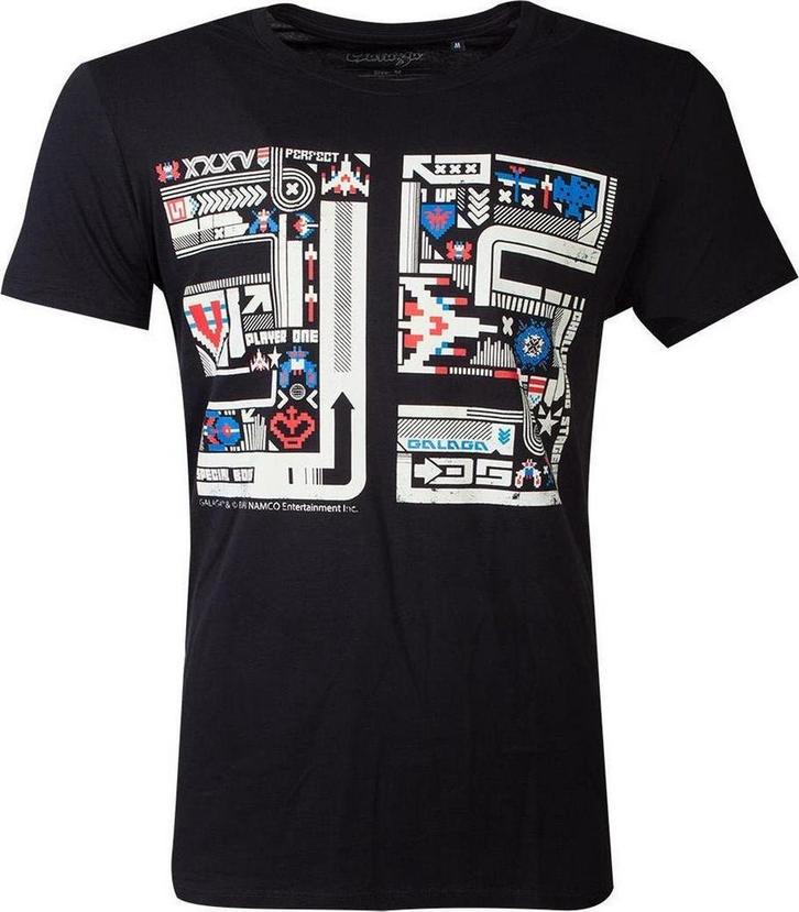 Galaga 35 Pixel mens T-Shirt, Spelcomputers en Games, Spelcomputers | Overige Accessoires, Verzenden