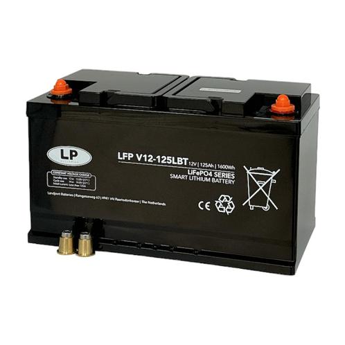 Landport (LP) SMART Lithium accu LFP V12-125LBT LiFePo4 12, Caravans en Kamperen, Caravan accessoires, Nieuw, Ophalen of Verzenden