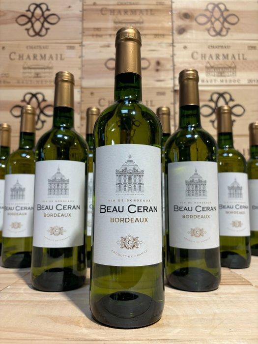 2018 Château Beau Ceran - Bordeaux - 12 Flessen (0.75 liter), Verzamelen, Wijnen