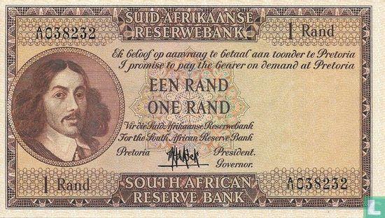 Zuid-Afrika 1 Rand (Afrikaans) - 1961, Postzegels en Munten, Bankbiljetten | Afrika, Verzenden