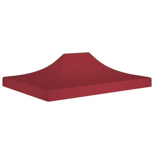 vidaXL Partytentdak 270 g/m² 4x3 m bordeauxrood, Tuin en Terras, Partytenten, Partytent, Nieuw, Verzenden