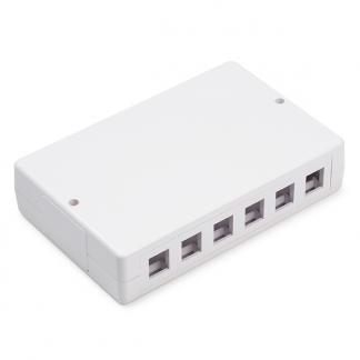Keystone behuizing (Desktop, 6-poorts), Computers en Software, Pc- en Netwerkkabels, Nieuw, Verzenden