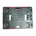 Rolplateau, zwart, 80 x 60 x 20 cm, 2 vaste wielen, 2, Ophalen of Verzenden, Overige typen, Emtrade NL