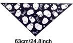 Halloween honden bandana Boo Dog roze of zwart, Verzenden, Nieuw, Feestartikel, Halloween of Griezel