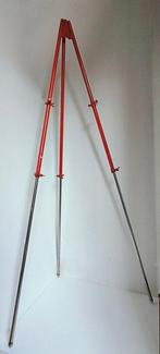 Schildersezel - IJzer - Rood geverfd Chroom poten