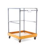 Gebruikte Glas/platencontainer platenwagen 1 lange zijde, Ophalen of Verzenden