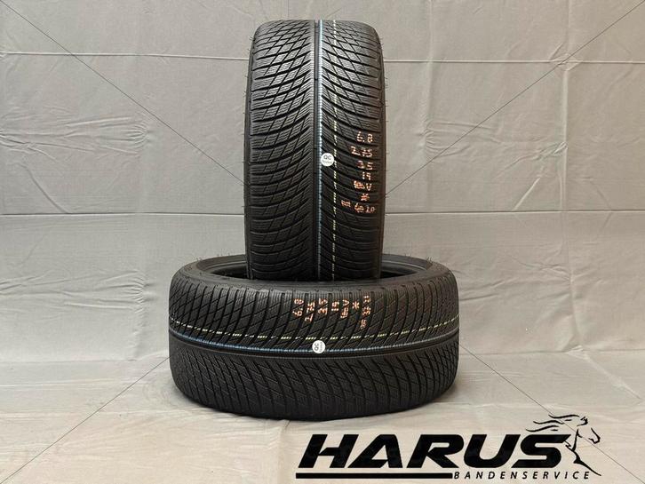 275/35/19 100V (*) Michelin winterbanden 6,8mm profiel 2X, Auto-onderdelen, Banden en Velgen, 19 inch, Erkend duurzaam, Winterbanden