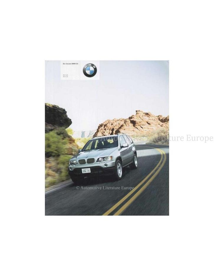 2000 BMW X5 BROCHURE NEDERLANDS, Boeken, Auto's | Folders en Tijdschriften, BMW