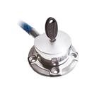Bieden: Stazo Pro Plus stainless steel decklock, Caravans en Kamperen, Overige Caravans en Kamperen, Ophalen of Verzenden, Nieuw