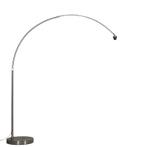 Moderne booglamp staal XL verstelbaar zonder kap, Huis en Inrichting, Lampen | Vloerlampen, Nieuw, Overige materialen, Klassiek / Antiek