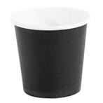 Disposable espresso bekers zwart 12cl | 1000 stuks | 6(h) x, Verzenden, Nieuw in verpakking