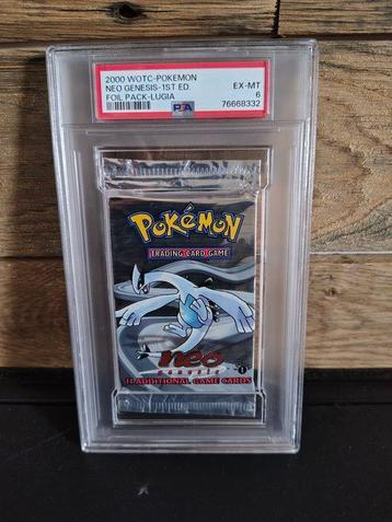 Pokémon - 4 Graded booster pack - Art Set Pokémon 1st beschikbaar voor biedingen