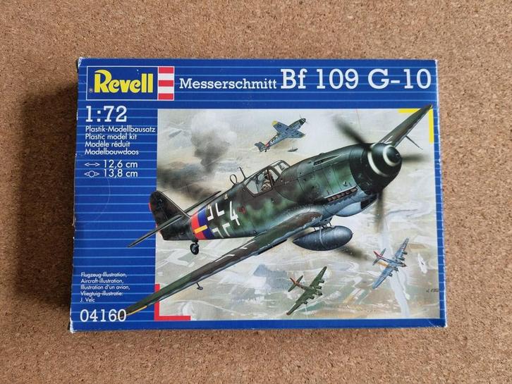 Revell 04160 Messerschmitt Bf 109 G-10 1:72, Hobby en Vrije tijd, Modelbouw | Vliegtuigen en Helikopters, Revell, Verzenden