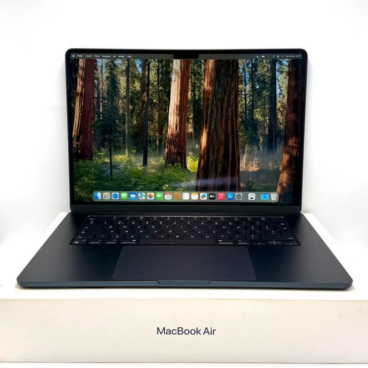 MacBook Air 15 inch M3 256GB blauw /zeer net /100% batt /gar, Computers en Software, Apple Macbooks, 2 tot 3 Ghz, 15 inch, 256 GB