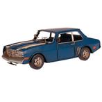 Metalen voertuig - Amerikaanse Classic Retro Sportscar Blauw, Verzamelen, Beelden en Beeldjes, Nieuw, Ophalen of Verzenden