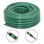 vidaXL Tuinslang met koppelingsset 0,75 20 m PVC groen, Verzenden, Nieuw