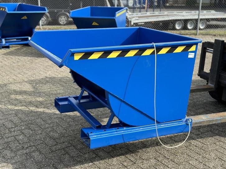 Nieuwe kantelbak 600L, Kiepbak, Kiepkantelbak, Kiepbakken,, Doe-het-zelf en Verbouw, Kratten en Dozen, 100 cm of meer, Nieuw, Overige typen