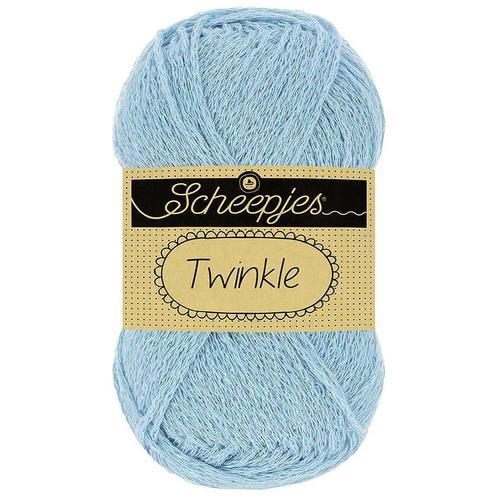 Scheepjes Twinkle - 907 hemelsblauw - Katoen Glittergaren, Hobby en Vrije tijd, Breien en Haken, Ophalen of Verzenden