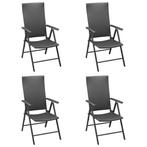 Verstelbare Tuinstoelen Rattan (4) | Tweedekansje, Tuin en Terras, Tuinstoelen, Ophalen of Verzenden, Nieuw, Rotan