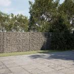 vidaXL Schanskorf 800x100x150 cm gegalvaniseerd ijzer, Tuin en Terras, Bloembakken en Plantenbakken, Verzenden, Nieuw, Metaal