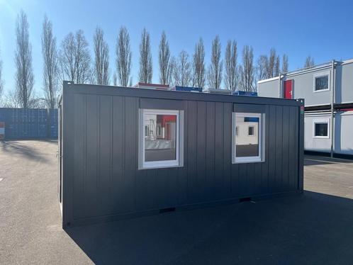 kantoorunit 6x2,40 m leeg antraciet NIEUW, Zakelijke goederen, Machines en Bouw | Keten en Containers