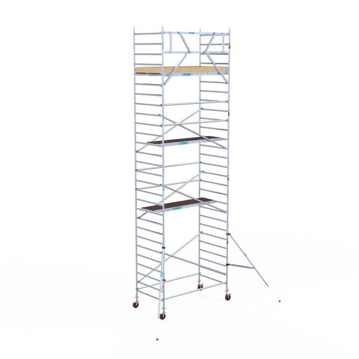 Rolsteiger Basic 135x250 9,2m werkhoogte tegen de gevel, Doe-het-zelf en Verbouw, Steigers, Rolsteiger of Kamersteiger, Nieuw