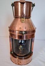 Starhing burner Scheepslamp met olielampje - Glas, Koper,