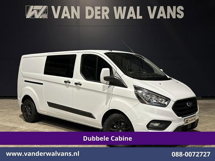 Ford Transit Custom | 2.0 TDCI 131pk Automaat L2H1 Dubbele, Auto's, Bestelauto's, Dealer onderhouden, Te koop, Automaat, Diesel
