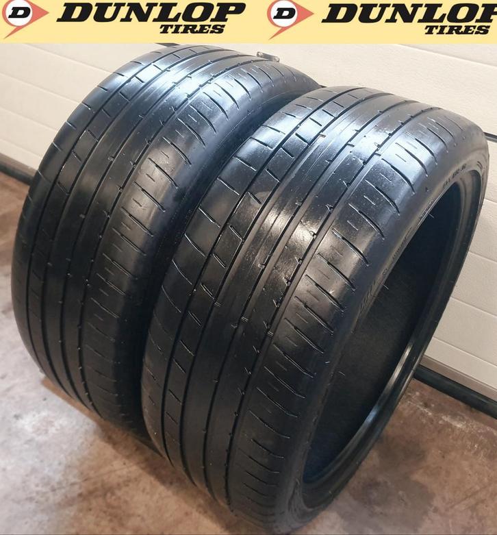 2x 255 40 R21 DUNLOP 5 a 6mm €100 P.S GEMONTEERD EN AL, Auto-onderdelen, Banden en Velgen, 21 inch, Zomerbanden, 255 mm, Personenwagen