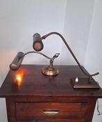 Bureaulamp (2) - Koper, Messing - Notaris/Bureaulamp