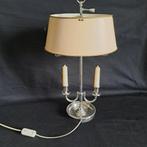 Tafellamp - Geplateerd met zilver - Lampe bouillotte