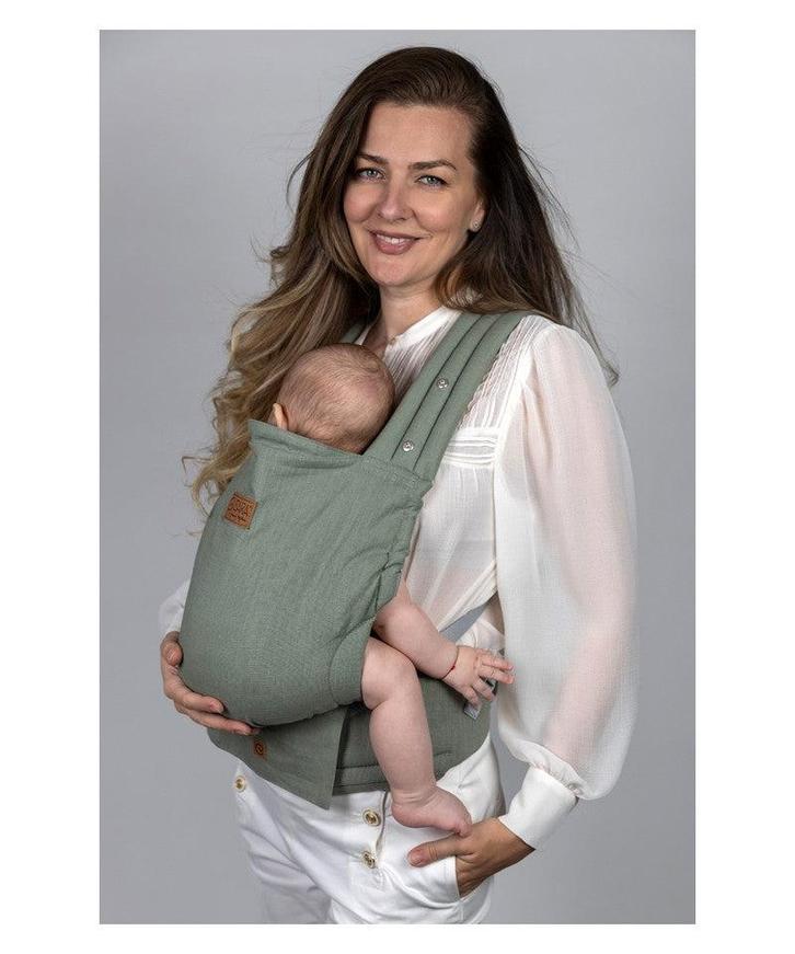 Isara - Elite Sage Green Linen - Ergonomische Draagzak, Kinderen en Baby's, Babydragers en Draagdoeken