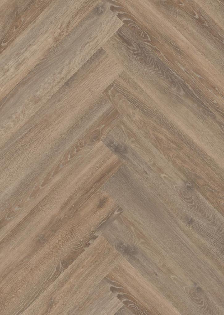 Plak pvc Visgraat warm grijs |  mFLOR Parva Oak 41213, Huis en Inrichting, Stoffering | Vloerbedekking, Ophalen