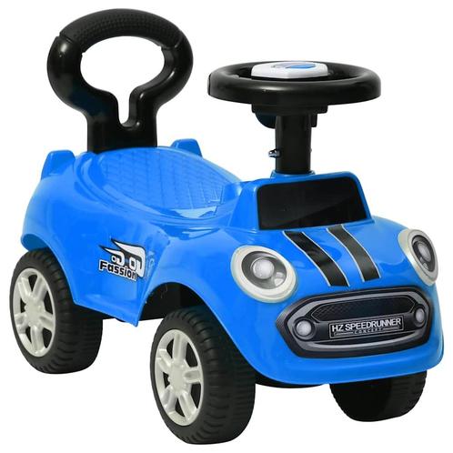 vidaXL Loopauto blauw, Kinderen en Baby's, Speelgoed | Buiten | Voertuigen en Loopfietsen, Nieuw, Verzenden