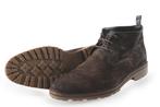 Floris van Bommel Veterboots in maat 43 Zwart | 10% extra, Verzenden, Zwart, Boots, Floris van Bommel