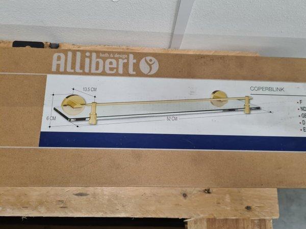 Planchet Tablet Allibert Coperblink Hangend Glanzend, Doe-het-zelf en Verbouw, Sanitair, Overige typen, Nieuw, Ophalen of Verzenden