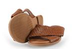 Manfield Slippers in maat 40 Cognac | 10% extra korting, Slippers, Overige kleuren, Verzenden, Zo goed als nieuw