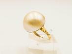 Ring - 18 karaat Geel goud - Parel, Sieraden, Tassen en Uiterlijk, Ringen, Nieuw