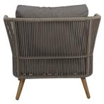 Volterra lounge balkonset 3-delig licht bruin wicker, Tuin en Terras, Tuinsets en Loungesets, Ophalen of Verzenden, Nieuw, Wicker