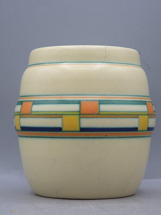 Potterie Kennemerland Velsen - Vaas - Blokjes - Keramiek, Antiek en Kunst, Antiek | Glas en Kristal