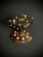 Kist - Been, Hout, Messing - Miniatuur meubel schatkist