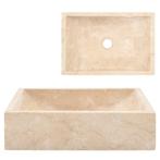 Gootsteen Marmer Creme - 45cm - Perfecte Deal - 35%, Ophalen of Verzenden, Nieuw, Steen, Wastafel