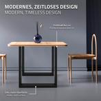 Tafelpoten - Metaal - 60x72 cm - Zwart - ECD Germany, Huis en Inrichting, Verzenden, Zo goed als nieuw