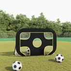 vidaXL Voetbaldoel met doelwit 120x80x80 cm polyester, Verzenden, Nieuw