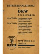 1931 DKW( F1) FRONTWAGEN INSTRUCTIEBOEKJE DUITS, Auto diversen, Handleidingen en Instructieboekjes