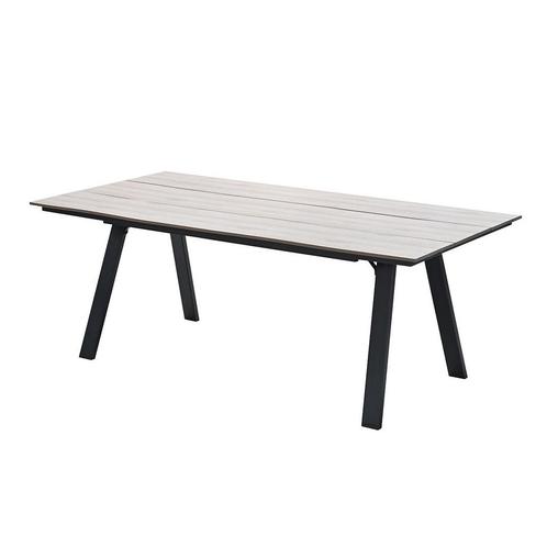 Garden Impressions Braga tuintafel 220 x 100 cm - donker, Tuin en Terras, Tuinsets en Loungesets, Verzenden