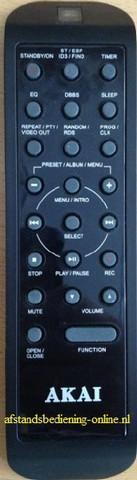 Afstandsbediening Akai amp44g, Audio, Tv en Foto, Afstandsbedieningen, Ophalen of Verzenden, Nieuw, Origineel