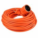 Verlengkabel 2 x 1.5mm oranje - 20 meter, Doe-het-zelf en Verbouw, Elektra en Kabels, Ophalen of Verzenden, Nieuw