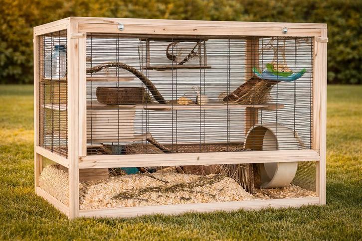 Trixie Knaagdierenverblijf Muizen Hout Aanbieding !, Dieren en Toebehoren, Knaagdieren en Konijnen | Hokken en Kooien, Nieuw, Muis